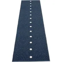 Pappelina Peg matto 70x280 cm dark blue / vanilla