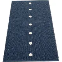 Pappelina Peg matto 70x140 cm dark blue / vanilla