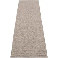 Pappelina , Svea matto 70x240 cm mud metallic / mud