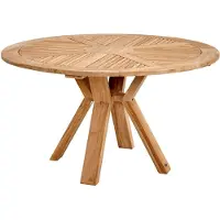 Brafab , Circus ruokapöytä 130 cm luonnonvärinen tiikki