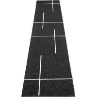 Pappelina , Fred matto 70x360 cm black / vanilla