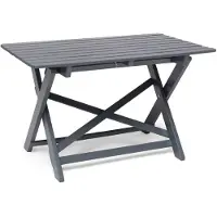 Hillerstorp Torpet pöytä 67x109 cm harmaa mänty