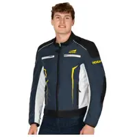 FASTWAY T-2212 Moottoripyörä Tiimitakki Sininen/Valkoinen/Musta/Keltainen unisex, size 3XL