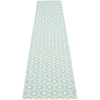 Pappelina , Honey matto 70x350 cm pale turquoise / vanilla