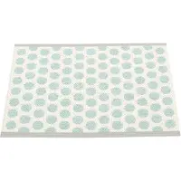 Pappelina Noa matto 70x50 cm pale turquoise / vanilla / warm grey stripe