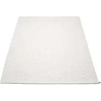 Pappelina Svea matto 180x260 cm white metallic / white