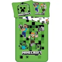 Jerry Fabrics Pussilakanasetti Minecraft Out of the Box 140×200cm, 70×90 cm microfibre