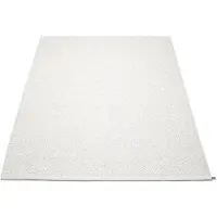 Pappelina Svea matto, 140 x 220 cm, white metallic
