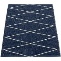 Pappelina , Max matto 70x100 cm darkblue / vanilla