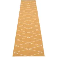 Pappelina Max matto 70x320 cm ochre / vanilla