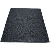 Pappelina Svea matto 180x260 cm black metallic / black