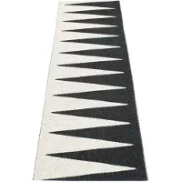 Pappelina Vivi matto 70x250 cm black / vanilla