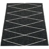 Pappelina Max matto 70x100 cm black / vanilla