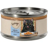 Feringa 12x70g Juicy Fillet lohi & katkaravut kissan märkäruoka