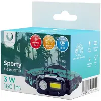 TelForceOne Forever Light LED Sporty Otsalamppu XP-E 3W + COB 3W 270lm 1200mAh