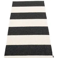 Pappelina , Bob matto Black/Vanilla 70 x 150 cm