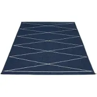 Pappelina Max matto 180x260 cm darkblue / vanilla