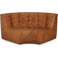 Ethnicraft , N701 Pyöreä kulma Old Saddle leather