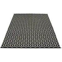 Pappelina Honey matto 180x260 cm black / vanilla
