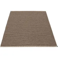 Pappelina Mono matto 140x200 cm dark brown / dark linen