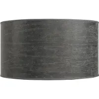 Artwood Lampunvarjostin Cylinder Small Leather Grey