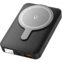 Vention 10 000mAh Powerbank Magnetic Wireless LED Display Black