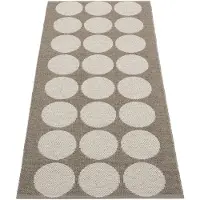 Pappelina Hugo matto Walnut/ Linen 70 x 160 cm