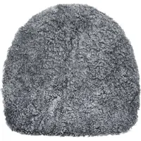 Skinnwille Curly forma Istuintyyny lampaannahasta 36 cm Charcoal Grey