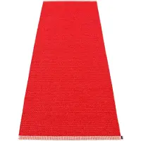 Pappelina Mono matto 70x200 cm red / coral red