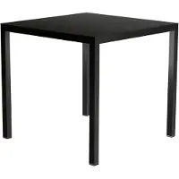 Fiam Aria ruokapöytä 70x70 cm black alumiini