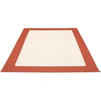 Pappelina , Ilda matto 180x180 cm brick / vanilla