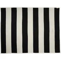 Pappelina Bob ruudullinen Black/ Vanilla 140 x 180 cm