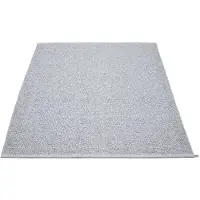 Pappelina Svea matto 230x320 cm grey metallic / light grey