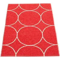 Pappelina , Boo matto 70x100 cm red / vanilla