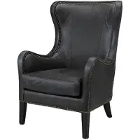 Artwood Mischa nojatuoli black nahka Atwood