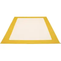 Pappelina Ilda matto 180x180 cm mustard / vanilla