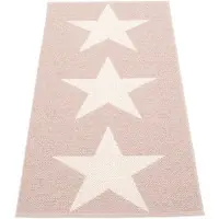 Pappelina , Viggo matto 70x150 cm one pale rose / vanilla