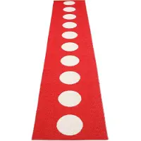 Pappelina Vera matto 70x375 cm red / vanilla