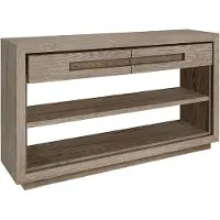 Artwood Hunter konsolipöytä laatikoilla 140 x 35 cm antiikinharmaa
