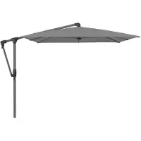 Glatz Sunwing Casa vapaasti riippuva aurinkovarjo 300 x 240 cm kat. 4 antracite alu / 420 smoke