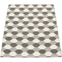 Pappelina , Dana matto 70x100 cm warm grey / charcoal / vanilla