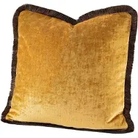 Artwood , Garda Velvet Cognac tyynynpäällinen Fringe 50 x 50