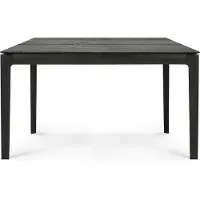 Ethnicraft Bok Ruokapöytä 80x140 cm Musta lakattu tammi