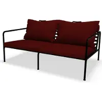 Houe Avon 2-istuttava sohva Scarlet/Black