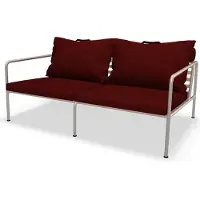 Houe , Avon 2-istuttava sohva Scarlet/White
