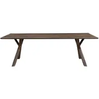 Artwood Ruokapöytä Tree 90 X 200 Cm Oak Silver Back