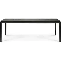 Ethnicraft Bok Ruokapöytä 95x220 cm Musta tammi