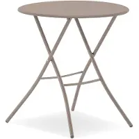 Fiam , Sirio kahvipöytä 67 cm cappuchino teräs