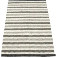 Pappelina Teo matto 70x120 cm Warm Grey/Charcoal/Vanilla