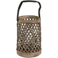 Artwood Bamboo kynttilälyhty vintage